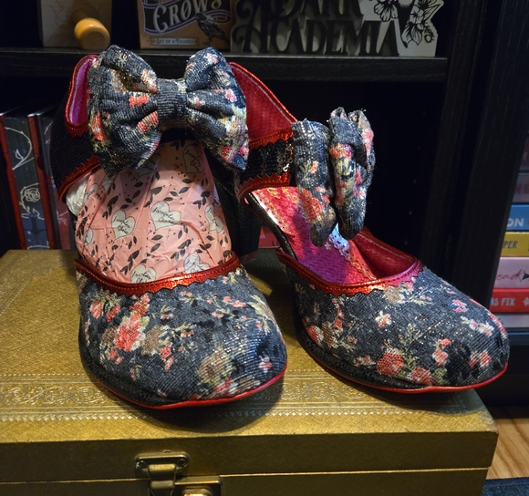 Irregular Choice Floral Bow Heels - Picture 1 of 7